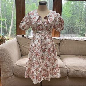 SALT Larchmont Chelsea Collar Eyelet Dress